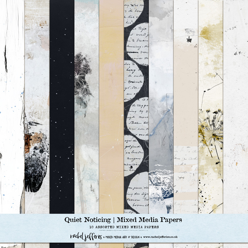 Quiet Noticing | Mixed Media Papers