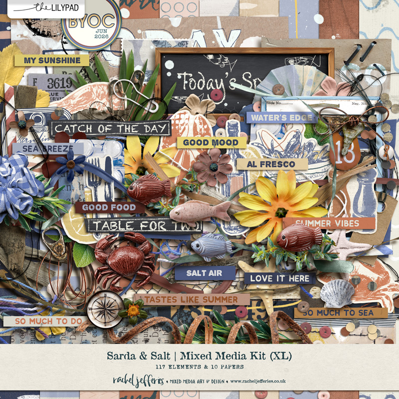 Sarda & Salt - Mixed Media Kit (XL) by Rachel Jefferies