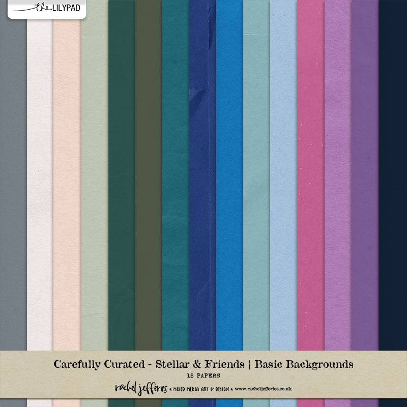 Carefully Curated - Stellar & Friends | Basic Backgrounds by Rachel Jefferies