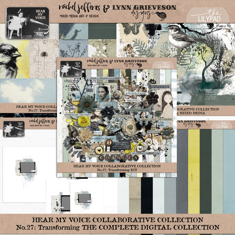 Hear My Voice: 27 - Transforming | The Complete Digital Scrapbooking Mega Collection