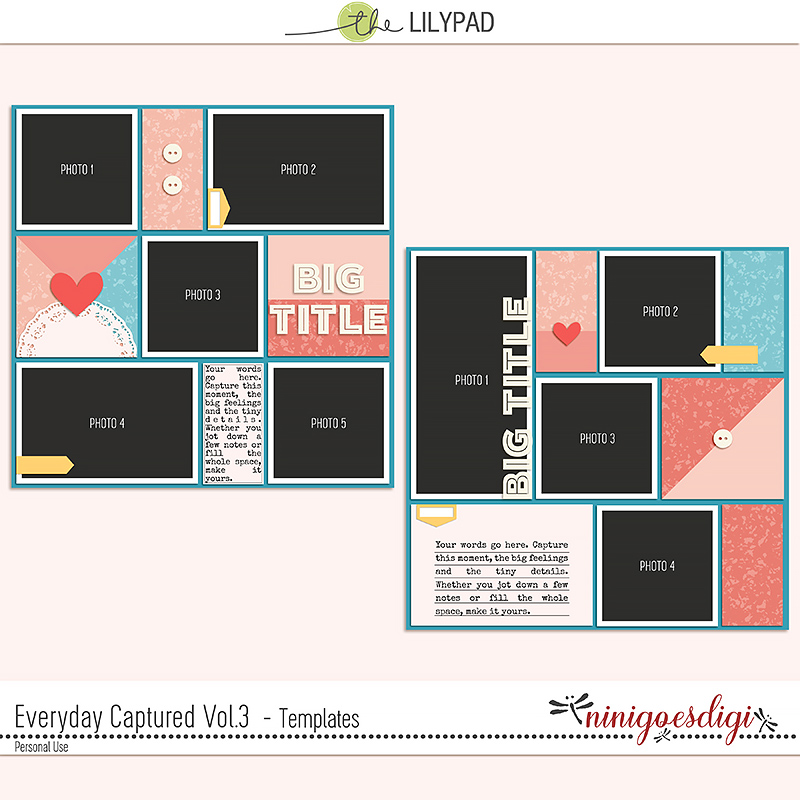 Everyday Captured Vol.3 | Templates