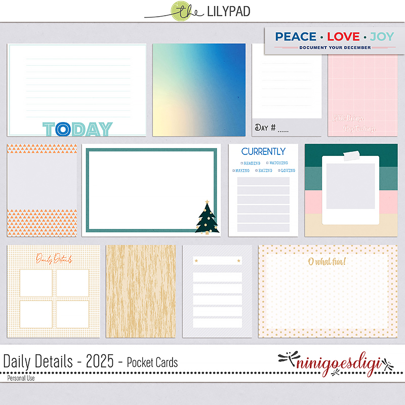 Daily Details - 2025 | Pocket Cards