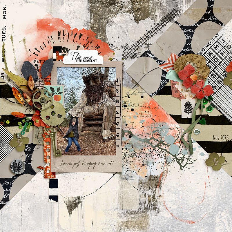 Creative Chronicles: Totally him (artsy papers) - Image 2