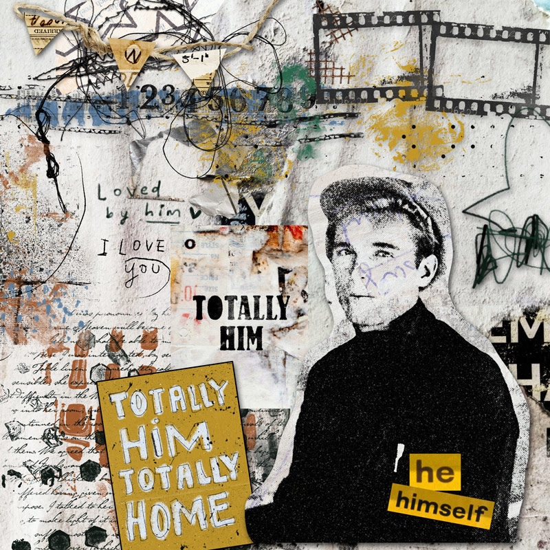 Creative Chronicles: Totally him (artsy papers) - Image 4