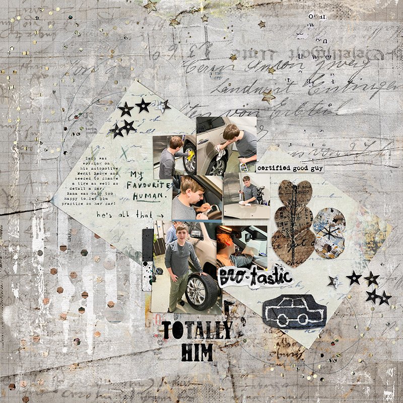 Creative Chronicles: Totally him (artsy papers) - Image 5