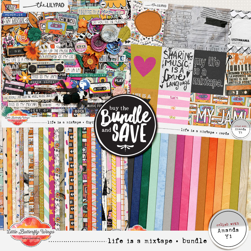 Life is a mixtape -bundle (collab with Amanda Yi)