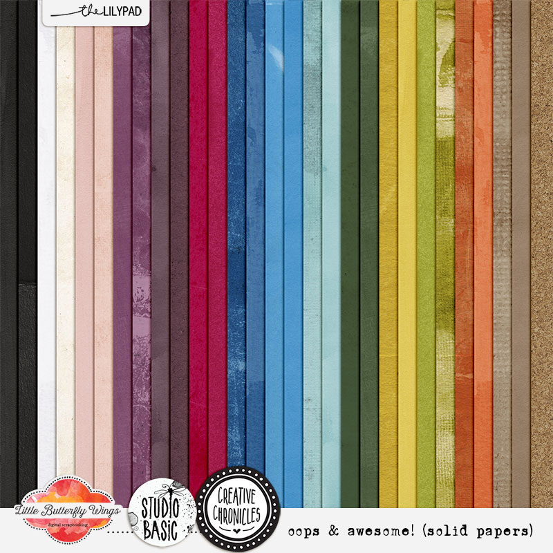 Creative Chronicles: oops & awesome (solid papers)