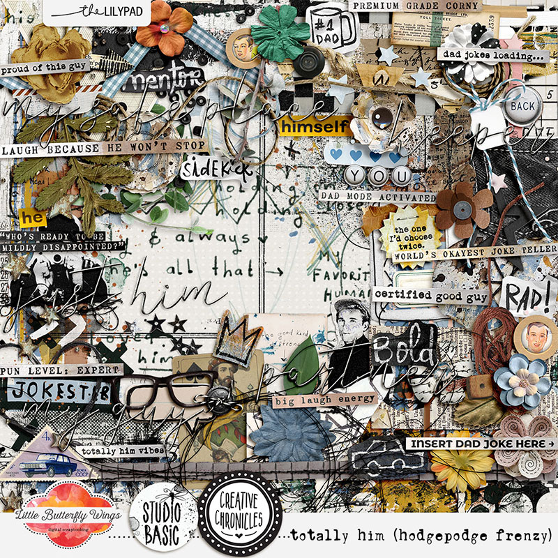 Creative Chronicles: totally him (hodgepodge frenzy)