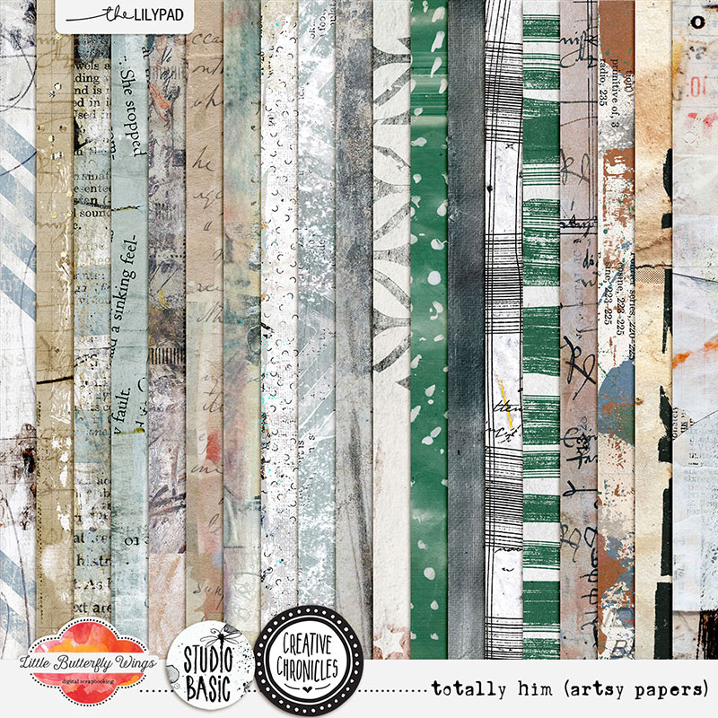Creative Chronicles: Totally him (artsy papers)