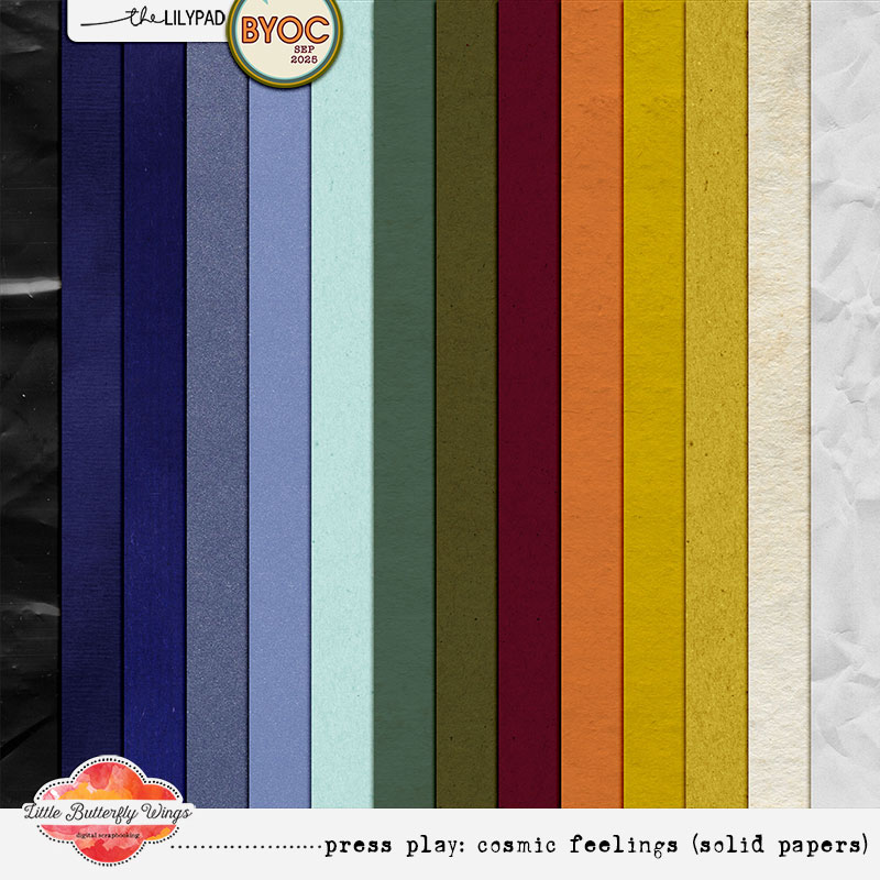 Press play: cosmic feelings (solid papers)