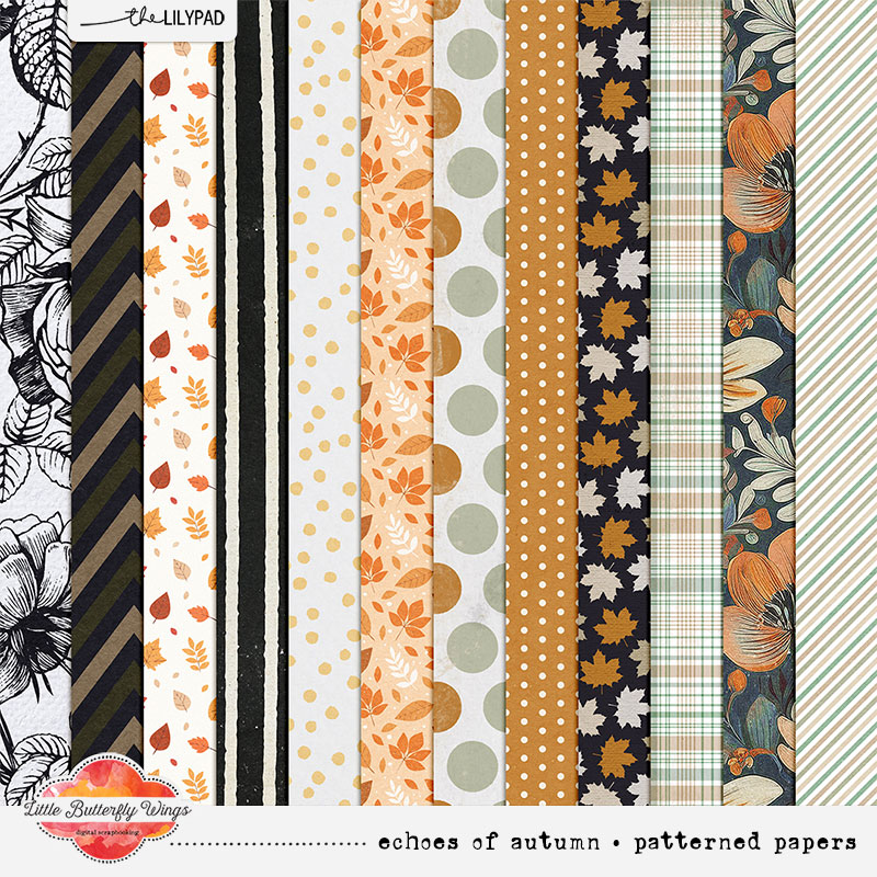 Echoes of Autumn (patterned papers)