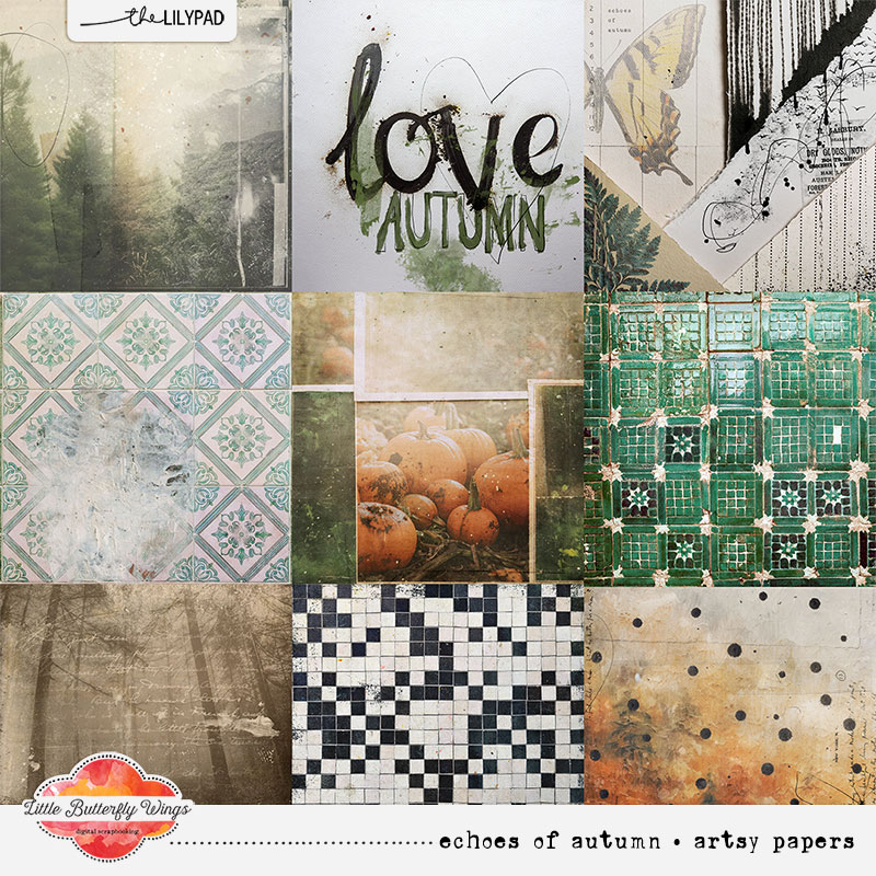 Echoes of Autumn (artsy papers)