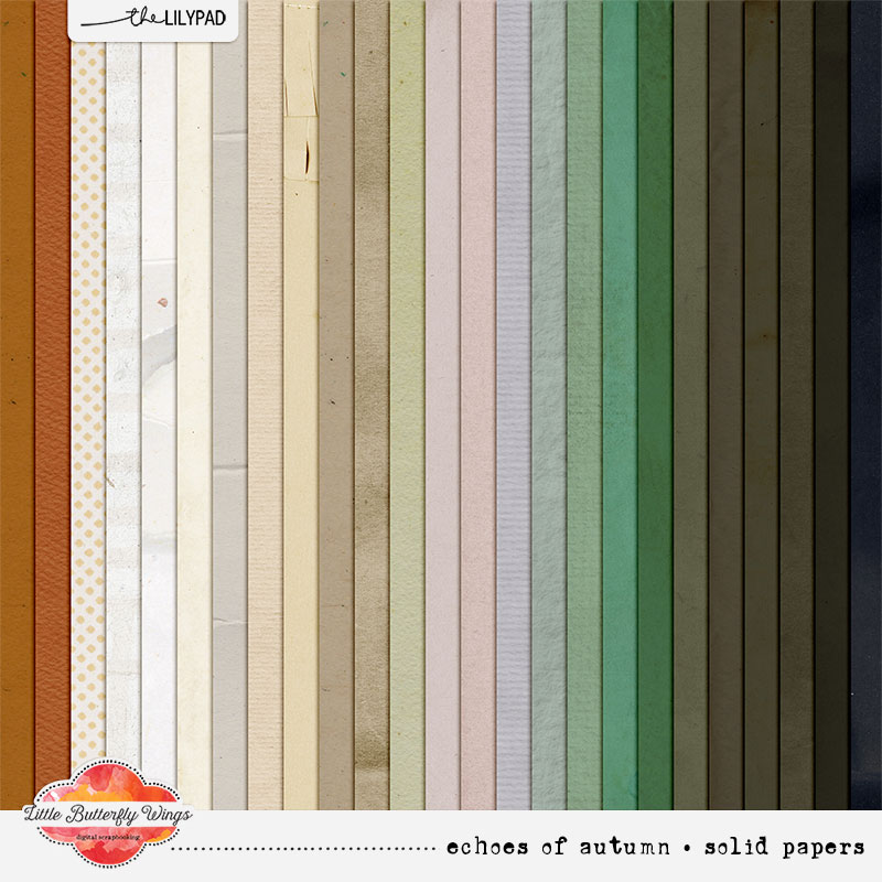 Echoes of Autumn (solid papers)