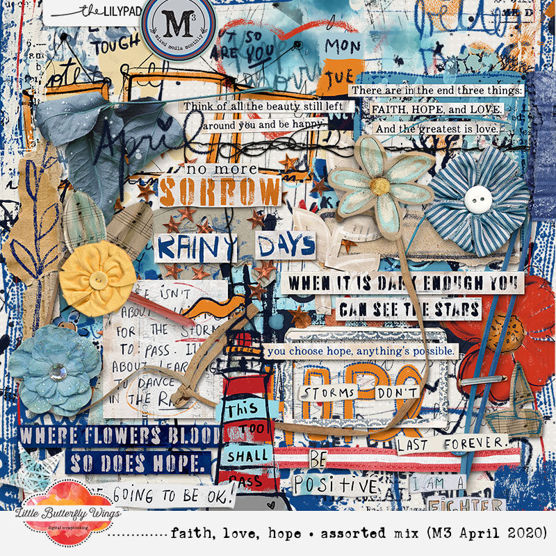 Faith, Love, Hope • assorted mix (M3 April 2020)