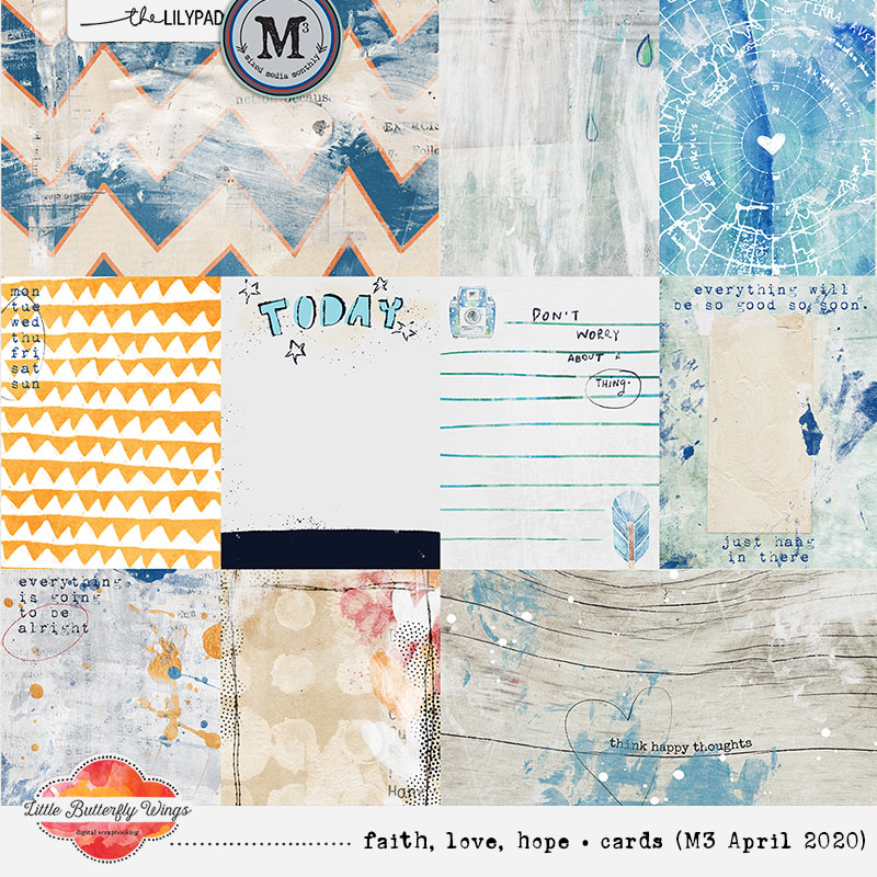 Faith, Love, Hope • cards (M3 April 2020)