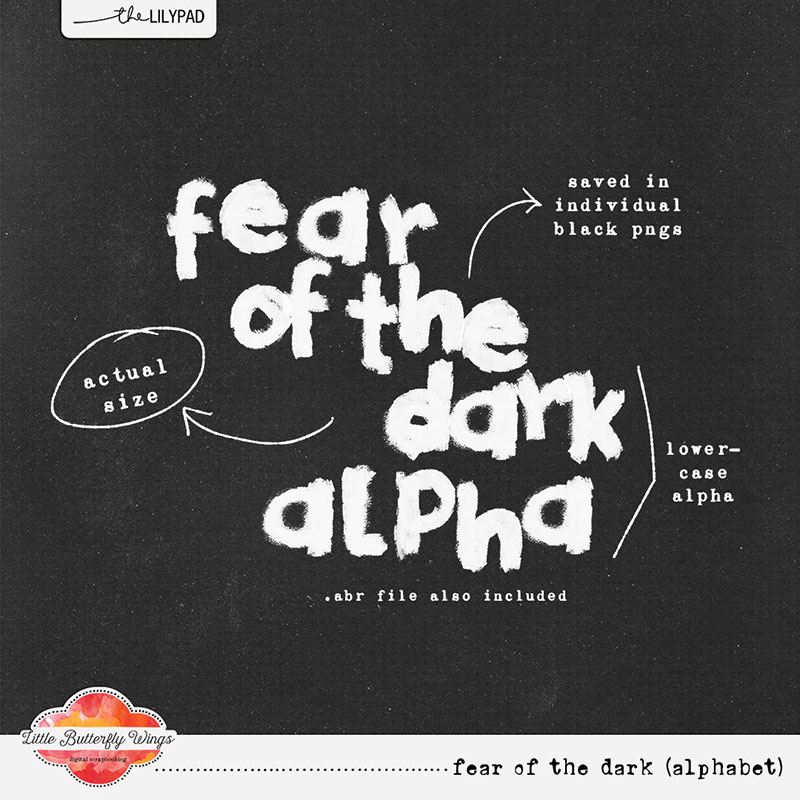 Fear of the dark (alphabet)