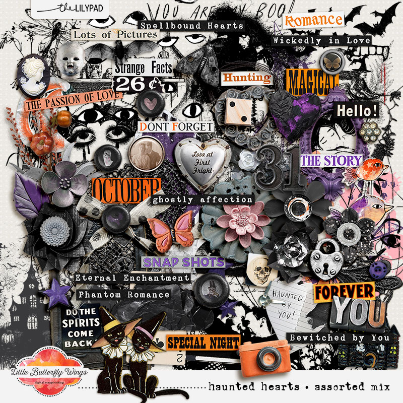 Haunted hearts (assorted mix)