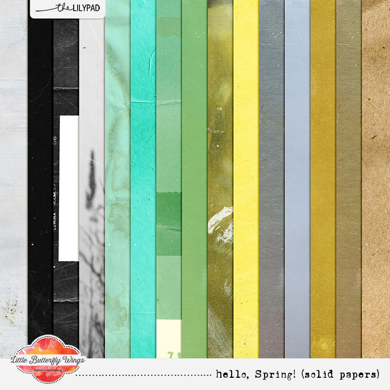 Hello, Spring (solid papers)