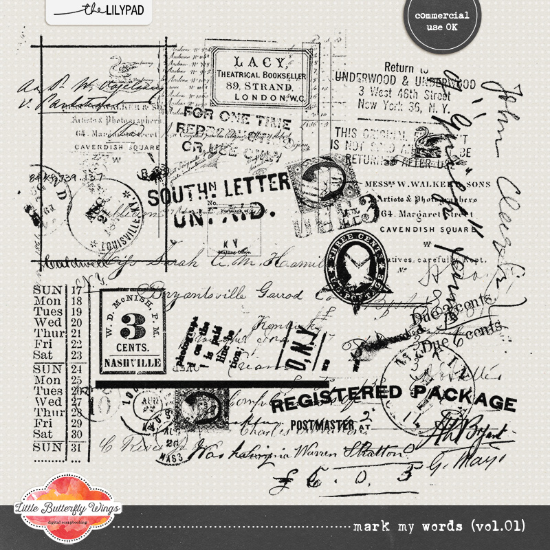 Mark my words vol.01 (commercial use)
