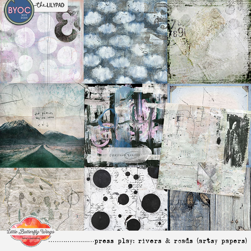 Press Play: Rivers & Roads (artsy papers)