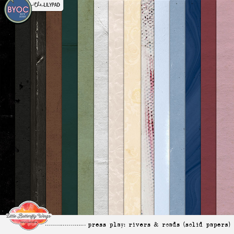 Press Play: Rivers & Roads (solid papers)