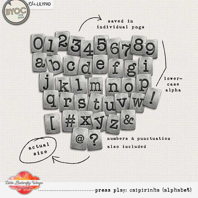 Press play: caipirinha (alphabet)