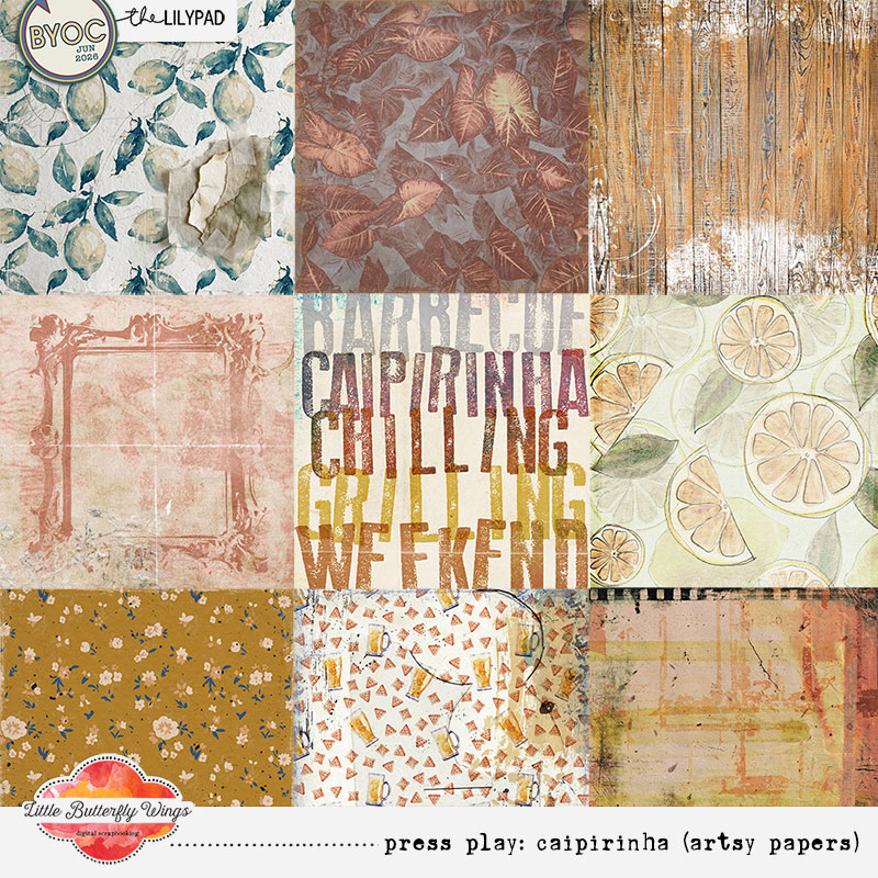 Press play: caipirinha (artsy papers)