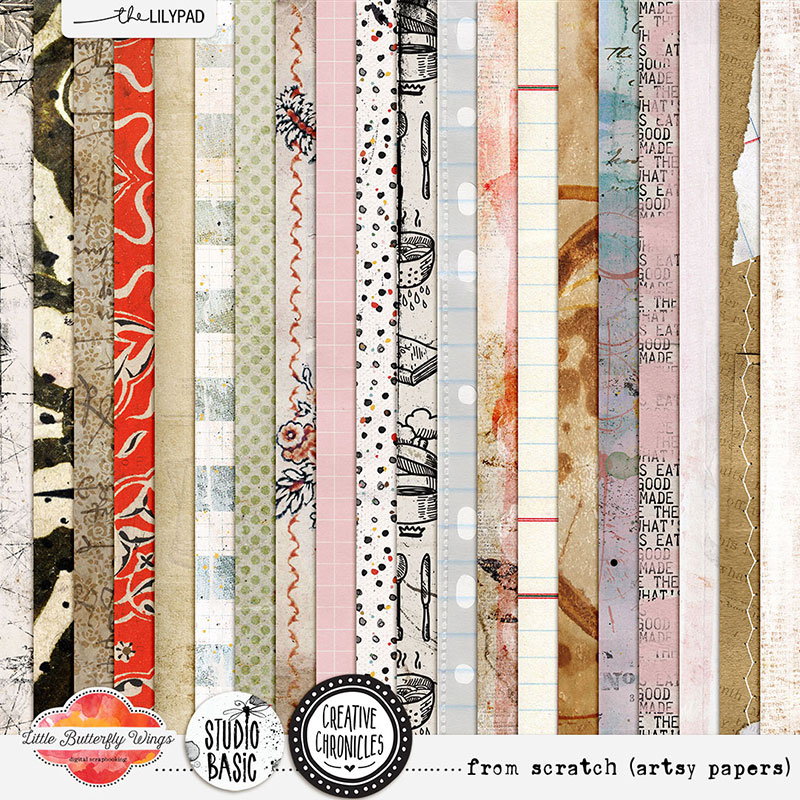 Creative Chronicles: From Scratch (artsy papers)