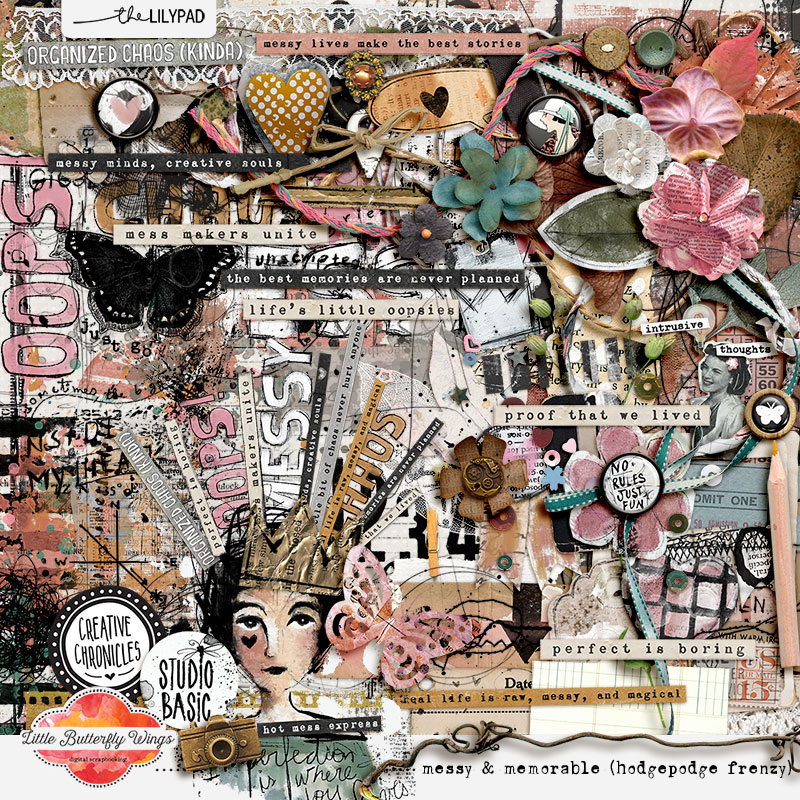 Creative Chronicles: messy & memorable (hodgepodge frenzy)