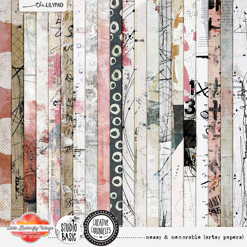 Creative Chronicles: messy & memorable (artsy papers)