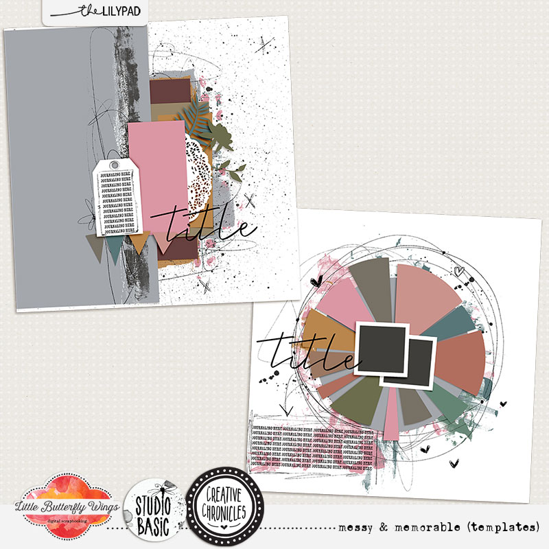 Creative Chronicles: messy & memorable (templates)