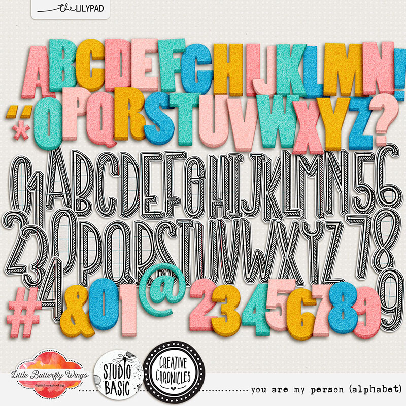 Creative Chronicles: you are my person (alphabet)