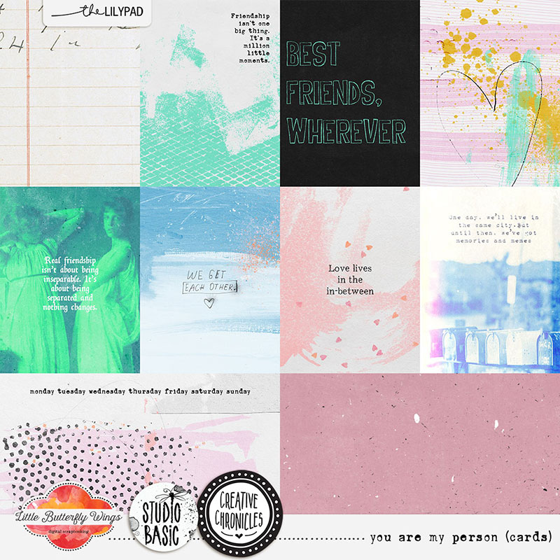 Creative Chronicles: you are my person (cards)