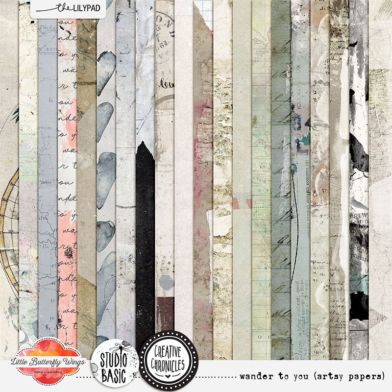 Creative Chronicles: wander to you (artsy papers)