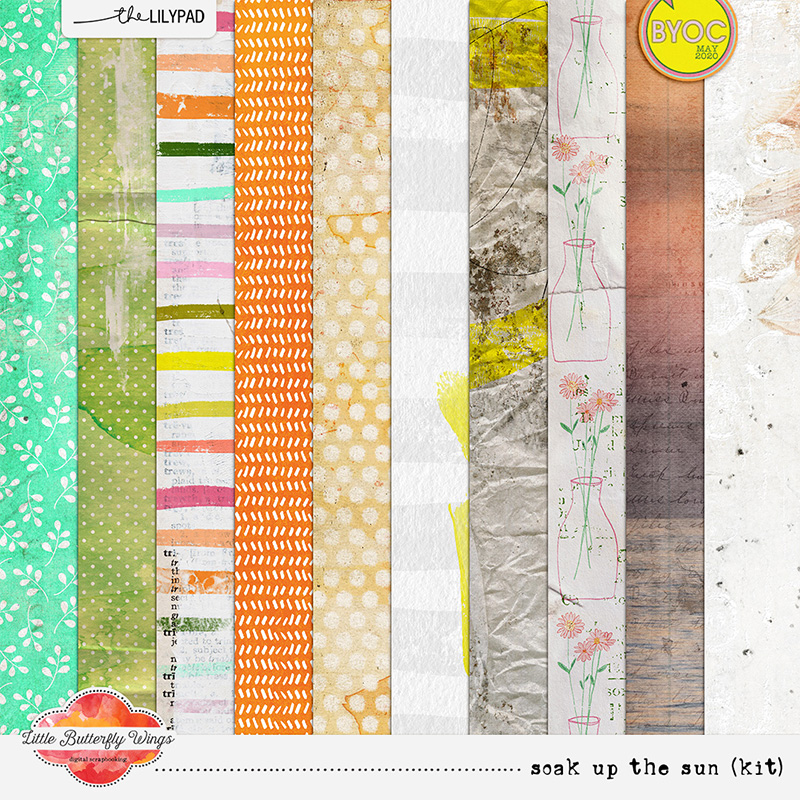 Soak up the sun (artsy papers)