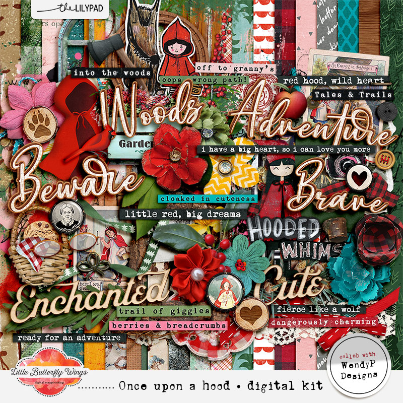 Once upon a hood digital kit (collab with WendyP Designs)