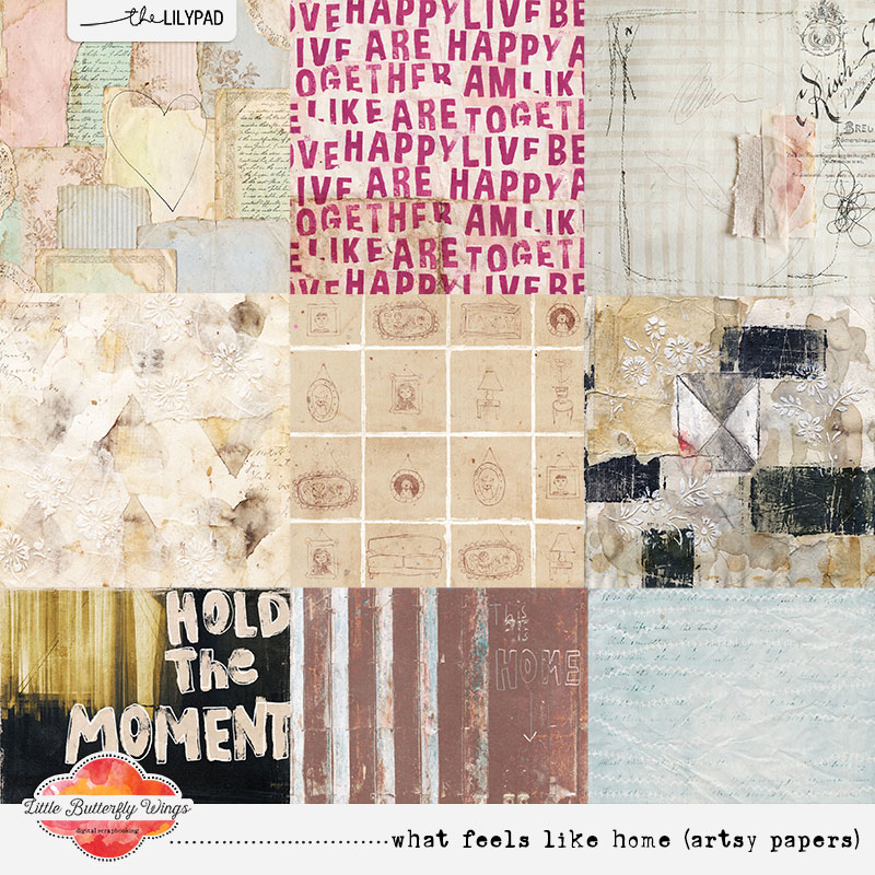 What feels like home (artsy papers)