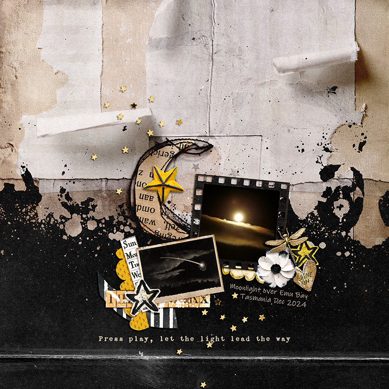Press play: painted yellow (artsy papers) - Image 6