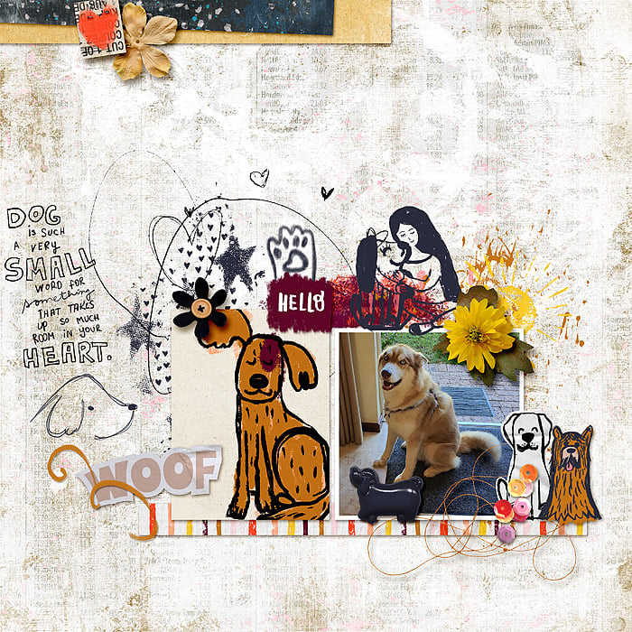 Crazy dog lady (solid papers) - Image 4