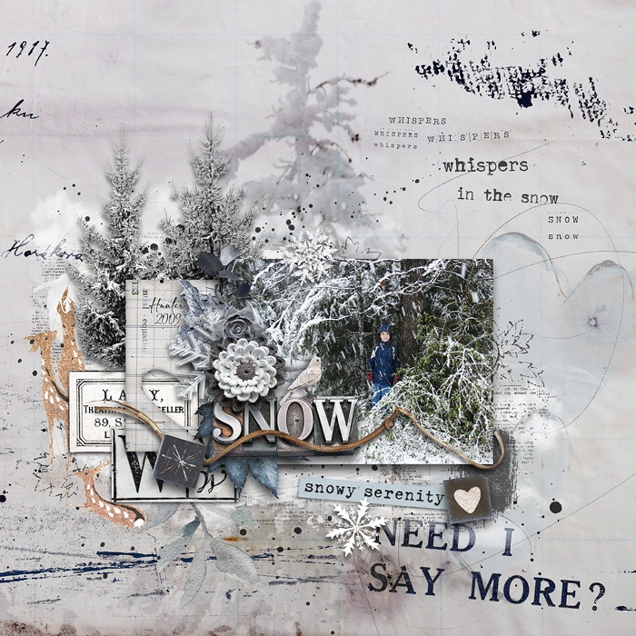 Whispers in the snow (solid papers) - Image 3