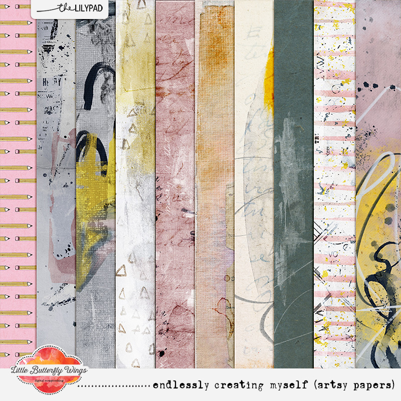 Endlessly creating myself (artsy papers)