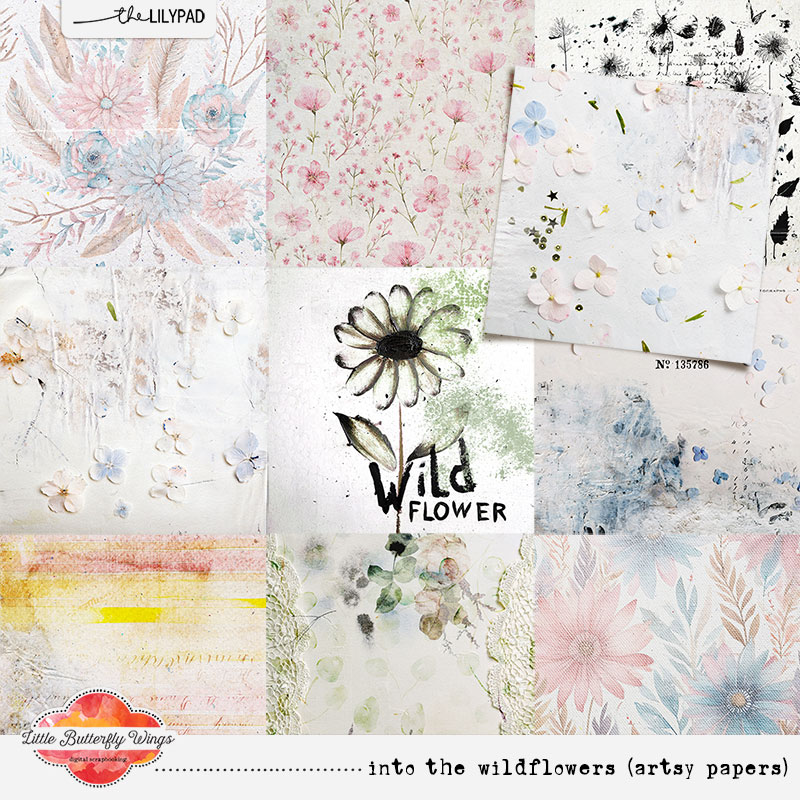 Into the wildflowers (artsy papers)