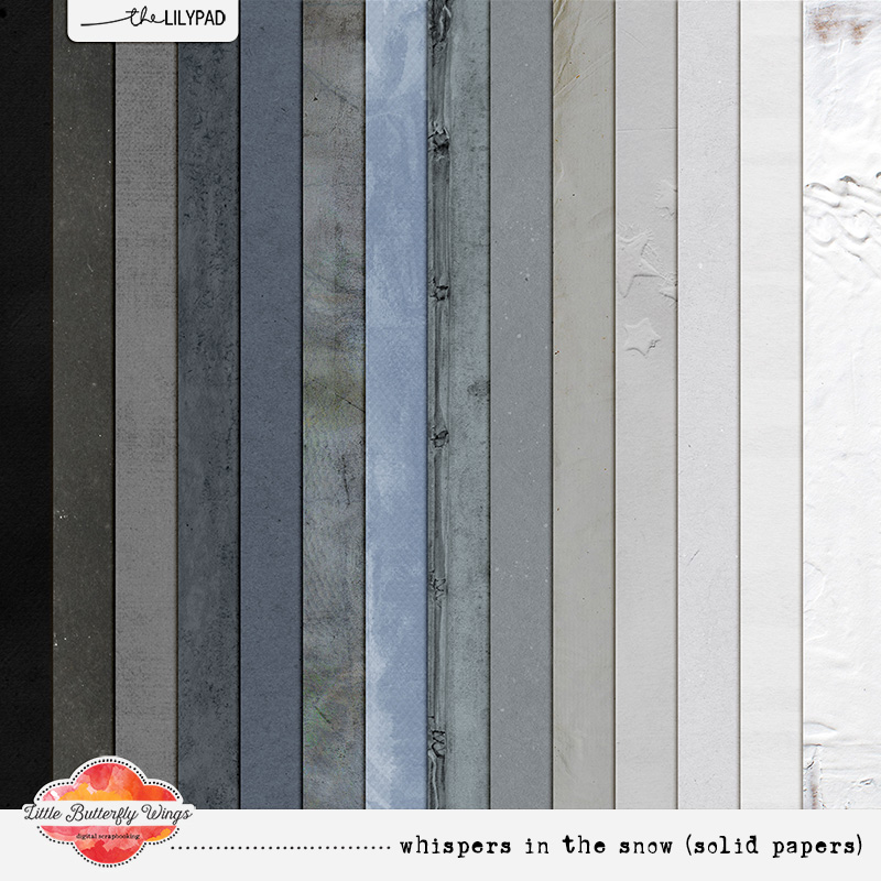 Whispers in the snow (solid papers)