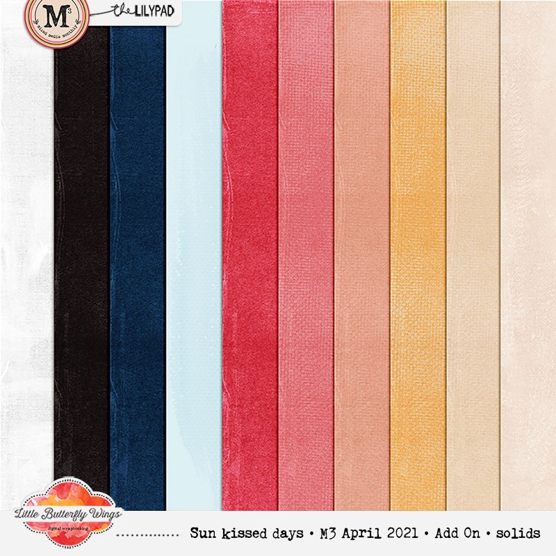 Sun kissed days (solid papers)