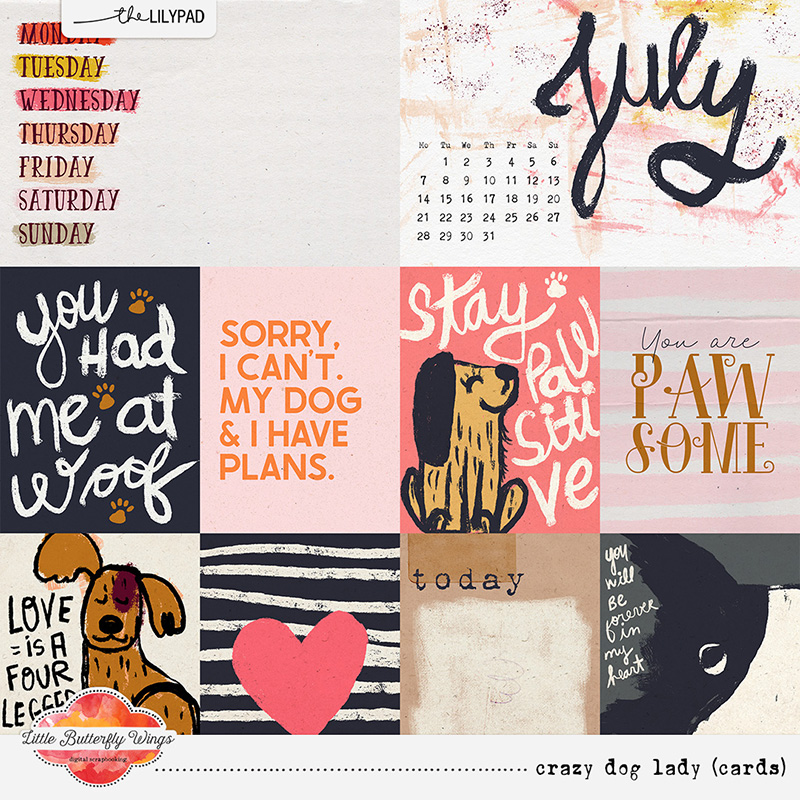 Crazy dog lady (cards)