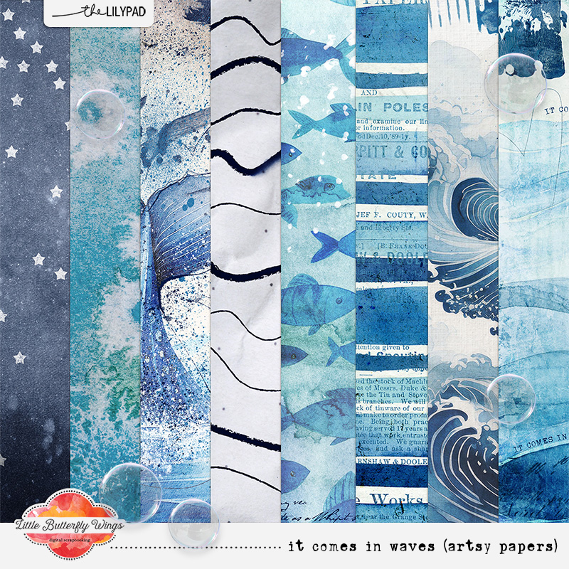 It comes in waves (artsy papers)